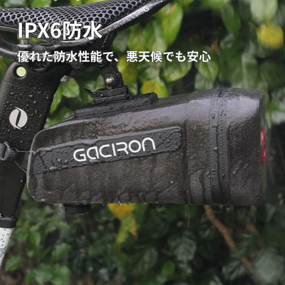 Gaciron (ガシロン) ライト付サドルバッグ　BIRD NEST-200
