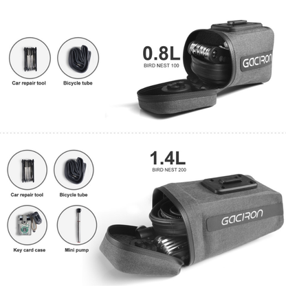 Gaciron (ガシロン) ライト付サドルバッグ　BIRD NEST-200