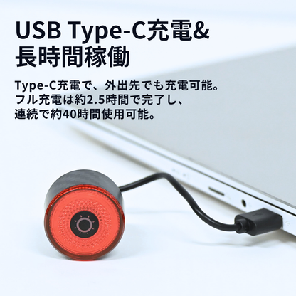 Gaciron（ガシロン）リアライト LOOP-100 (カーボンファイバーハウジング)